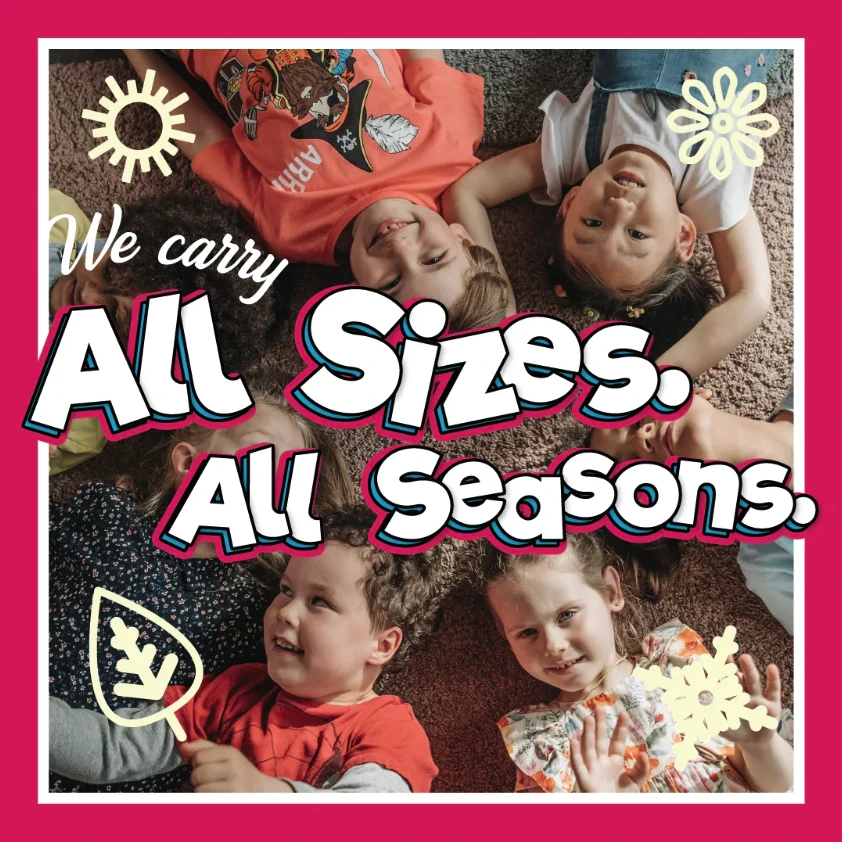 All sizes all seasons